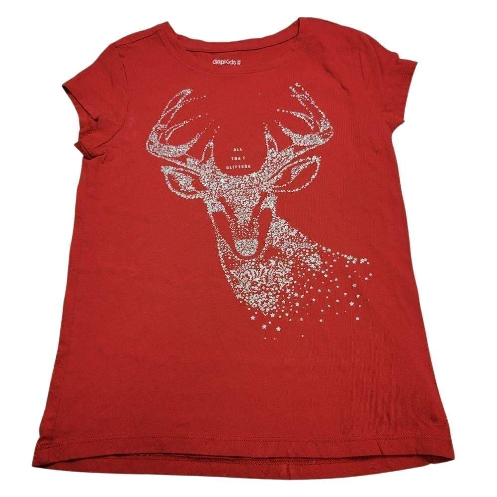 Gap Kids reindeer shirt M8